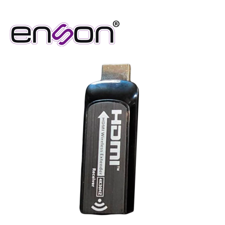 EXTENSOR HDMI INALAMBRICO ENSON ENS-466MINI / HDMI A HDMI / COMPATIBLE CON DVR Y NVR / RESOLUCION 4K 30HZ HASTA 4096X2160 / ALCA