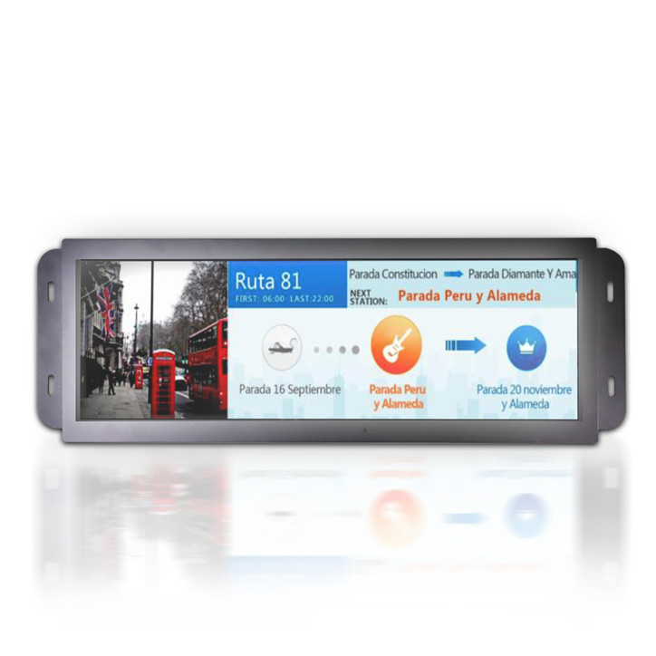 Passenger display para autobús 28.6 pulgadas Sistema Android Brillo ajustable según luz ambiental STREAMAX - MERIVA ML16MAX-286