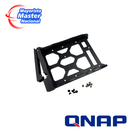 QNAP TRAY-35-NK-BLK02 HDD TRAY FOR 3.5" AND 2.5" DRIVES WITHOUT KEY LOCK, BLACK, PLASTIC WITH 6 X SCREWS FOR 2.5" HDD & 8 X SCRE