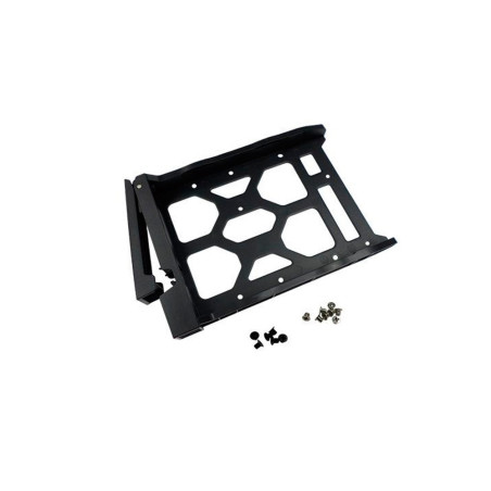 QNAP TRAY-35-NK-BLK02 HDD TRAY FOR 3.5" AND 2.5" DRIVES WITHOUT KEY LOCK, BLACK, PLASTIC WITH 6 X SCREWS FOR 2.5" HDD & 8 X SCRE