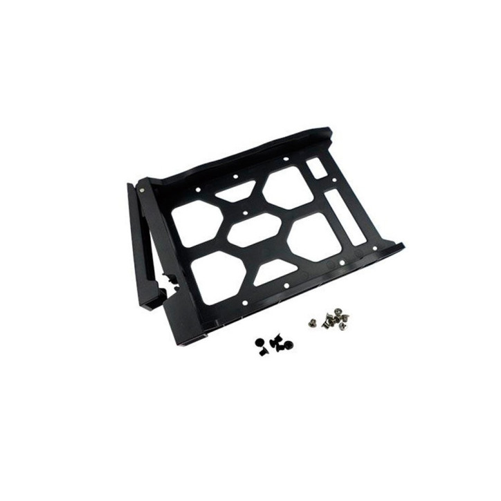 QNAP TRAY-35-NK-BLK02 HDD TRAY FOR 3.5" AND 2.5" DRIVES WITHOUT KEY LOCK, BLACK, PLASTIC WITH 6 X SCREWS FOR 2.5" HDD & 8 X SCRE