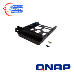QNAP TRAY-35-NK-BLK04 BLACK HDD TRAY V4 FOR 3.5" AND 2.5" DRIVES WITHOUT KEY LOCK, BLACK, PLASTIC WITH 6 X SCREWS FOR 2.5" HDD, 
