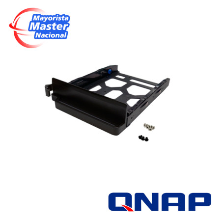 QNAP TRAY-35-NK-BLK04 BLACK HDD TRAY V4 FOR 3.5" AND 2.5" DRIVES WITHOUT KEY LOCK, BLACK, PLASTIC WITH 6 X SCREWS FOR 2.5" HDD, 