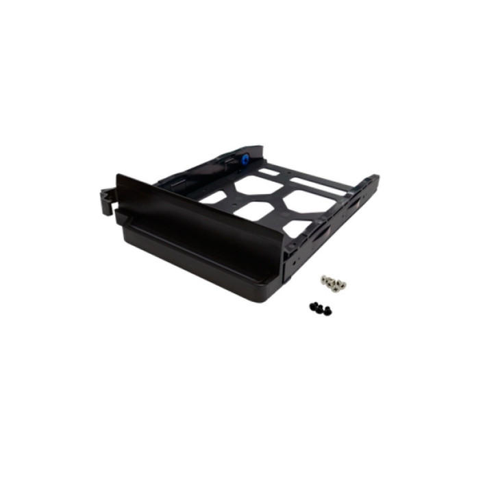 QNAP TRAY-35-NK-BLK04 BLACK HDD TRAY V4 FOR 3.5" AND 2.5" DRIVES WITHOUT KEY LOCK, BLACK, PLASTIC WITH 6 X SCREWS FOR 2.5" HDD, 