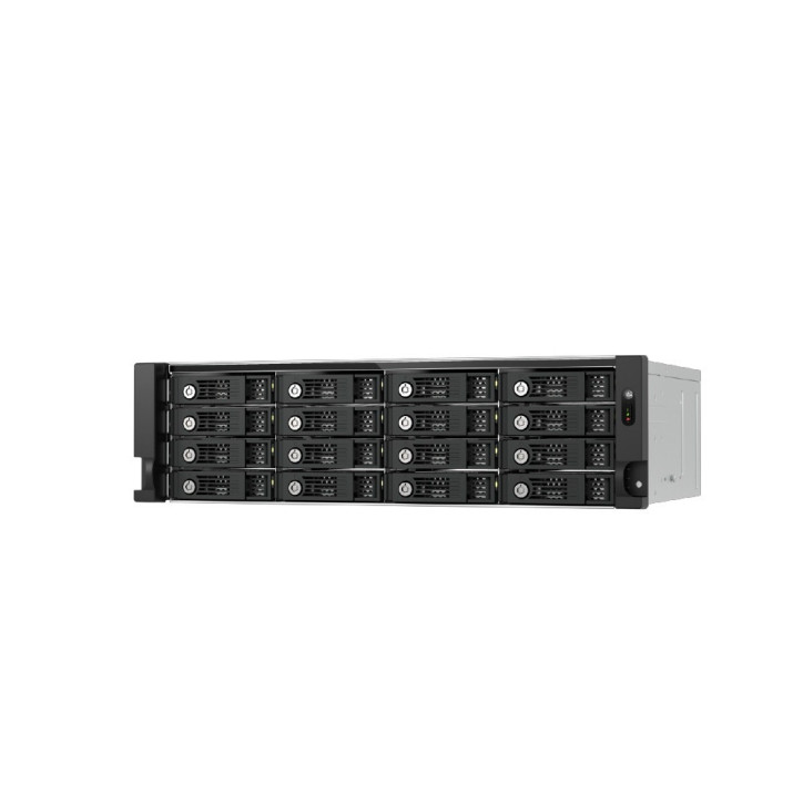 Gabinete de expansión JBOD 16 bahías SATA 6GBps montaje en rack 3U QNAP TL-R1600PES-RP-US Gabinete de expansión JBOD 16 bahías SATA 6GBps montaje en rack 3U QNAP TL-R1600PES-RP-US