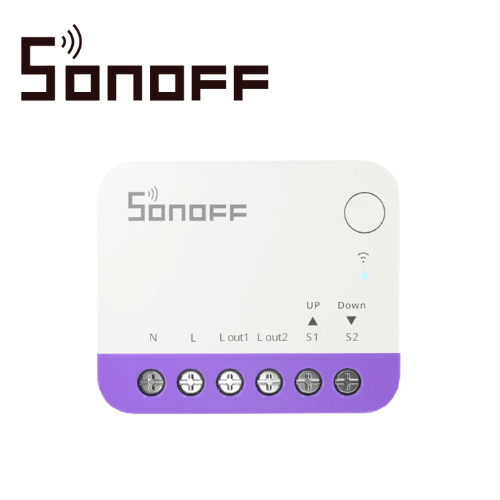 Mini interruptor On/Off WiFi para persianas On/Off WiFi Control porcentual SONOFF MINI-RBS
