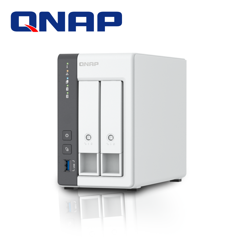 NAS QNAP TS-216G-US / NAS DE ESCRITORIO TIPO TORRE / PROCESADOR ARM CORTEX-A55 DE 4 NUCLEOS / GPU MALI-G52 / 4GB DE RAM DDR4 INT