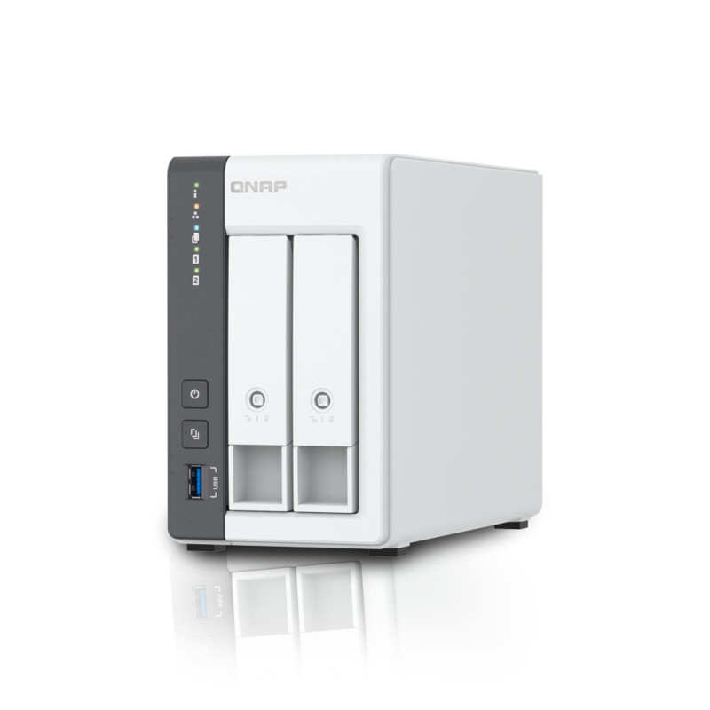NAS QNAP TS-216G-US doble bahía con 2.5GbE