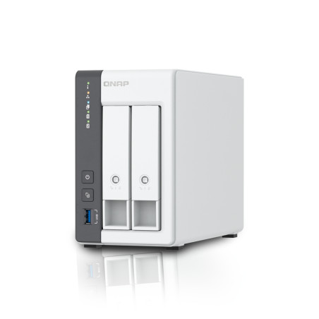 NAS QNAP TS-216G-US doble bahía con 2.5GbE