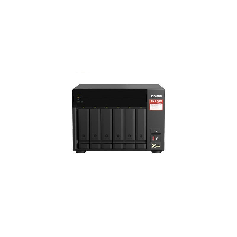 NAS QNAP TS-673A-8G-US con 6 bahías 2 puertos 2,5GbE y ranuras M.2