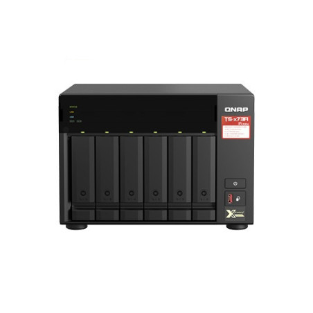 NAS QNAP TS-673A-8G-US con 6 bahías 2 puertos 2,5GbE y ranuras M.2