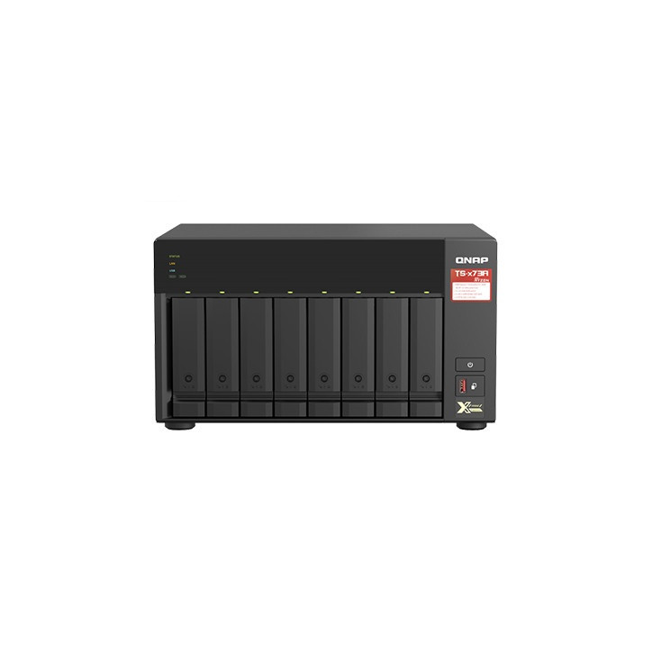 NAS 8 bahías frontales 2 puertos 2 5GbE 2 ranuras M.2 QNAP TS-873A-8G-US