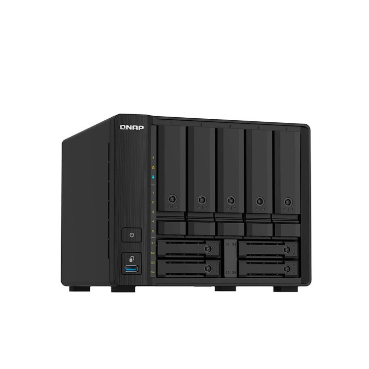Servidor QNAP SMB 9 bahías SATA 6Gb/s 2 SFP 10GbE y 2 LAN 2 5GbE QNAP TS-932PX-4G-US