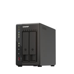 NAS QNAP TS-253E-8G-US / NAS DE ESCRITORIO ALTO RENDIMIENTO / INTEL CELERON 4 NUCLEOS J6412 / 8GB RAM / 2 BAHIAS / 2X 2.5GBE / H