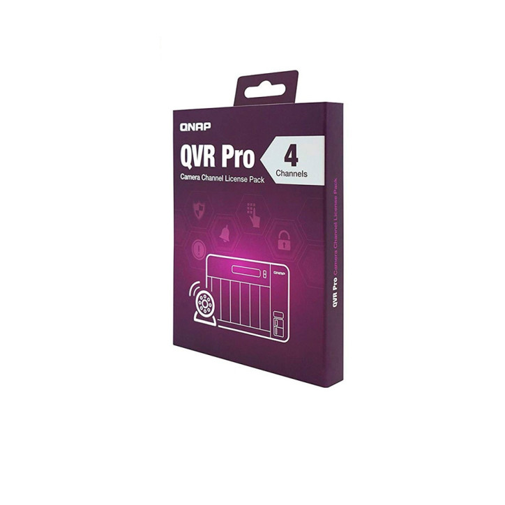 QNAP LIC-SW-QVRPRO-4CH QNAP QVR PRO 4 CHANNEL LICENSE (QVR PRO GOLD IS REQUIRED)