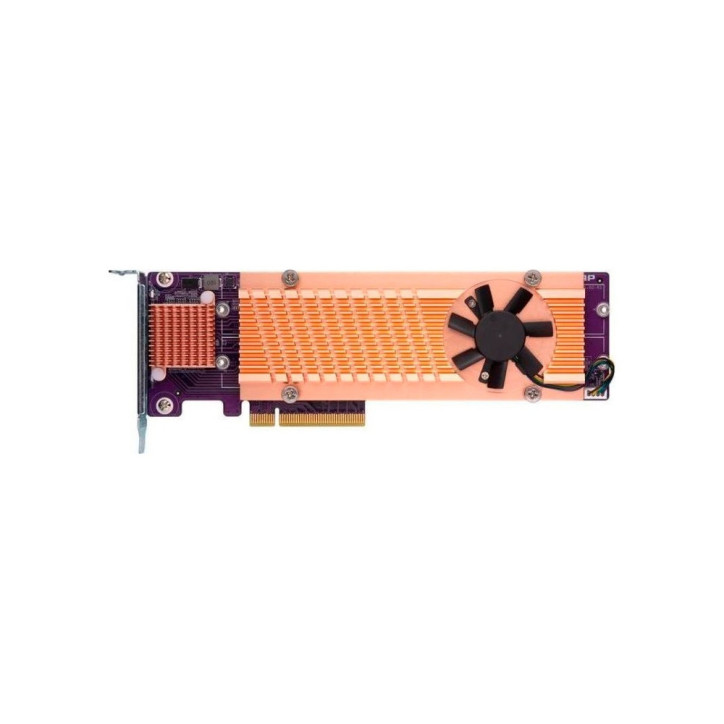 Tarjeta de expansión PCIe para almacenamiento Quad M.2 PCIe Soporta M.2 2280 QNAP QM2-4P-384 (formly QM2-4P-384A) Tarjeta de expansión PCIe para almacenamiento Quad M.2 PCIe Soporta M.2 2280 QNAP QM2-4P-384 (formly QM2-4P-384A)