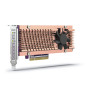 TARJETA DE EXPANSION QNAP QM2-2P-384A PARA 2 SSD M.2 PCIE GEN3 X4, INTERFAZ PCIE GEN3 X8, CON SOPORTES LOW-PROFILE Y FULL-HEIGHT