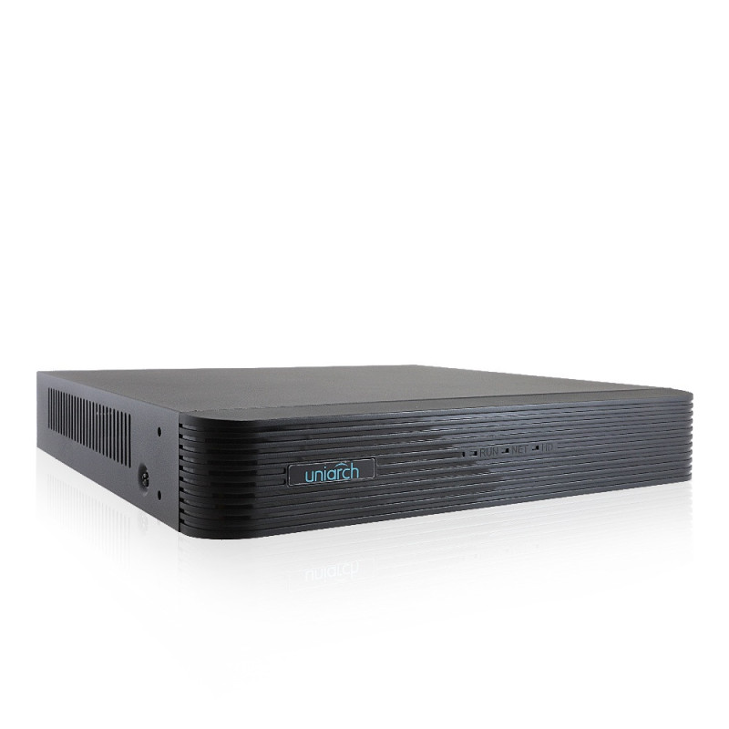 NVR UNIARCH NVR-108E2-P8 / 8 CANALES / 8 CANALES POE / CAPACIDAD 1 DISCO DURO DE 6 TB / SALIDA HDMI / SALIDA VGA SIMULTANEAS / 5