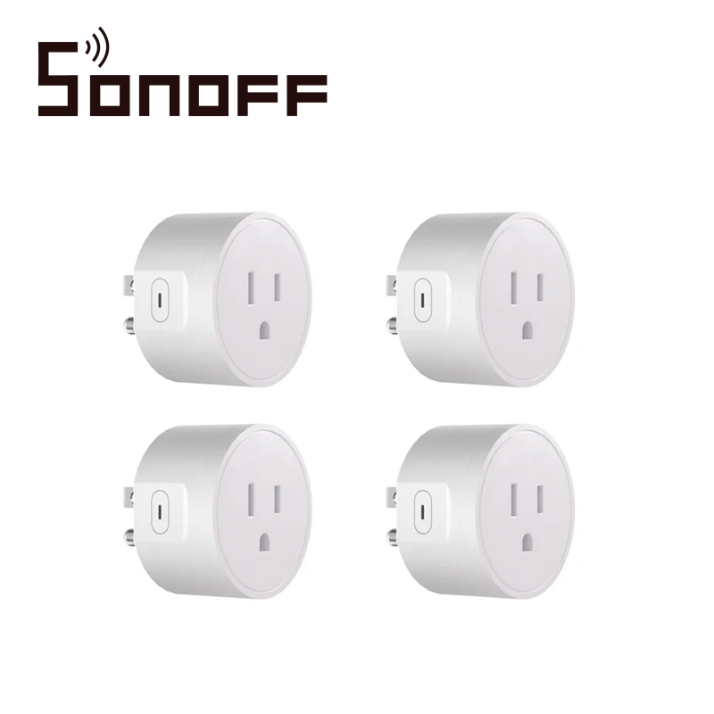 CONTACTO ON/OFF SONOFF S41STPB /PAQUETE DE 4 PIEZAS /MATTER/ WIFI/ SOLUCIONES SMART HOME / COMPATIBLE CON GOOGLE HOME/ ALEXA / A