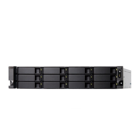 SERVIDOR NAS QTS HERO QNAP TS-H1886XU-RP-R2-D1622-32G-US / PROCESADOR INTEL XEON D-1622 / MEMORIA RAM 32GB / 12 BAHIAS FRONTALES