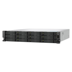 NAS QNAP TS-H1277AXU-RP-R7-32G-US / 12 BAHIAS QTS HERO / PROCESADOR AMD RYZEN 7 SERIE 7000 / 5.3 GHZ / 32GB DE RAM / PCI GEN5 X2