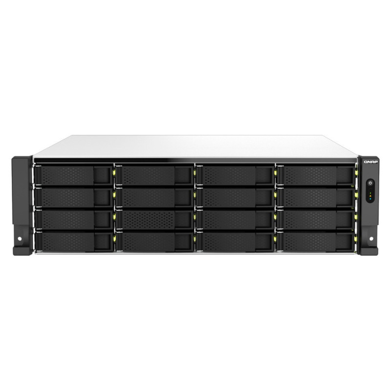NAS QNAP TS-H2287XU-RP-E2378-64G / 22 BAHIAS / 3UR / INTEL XEON 8 NUCLEOS / 16 HILOS / 64GB DE RAM / 16 X 2.5 PULGADAS /3.5 PULG