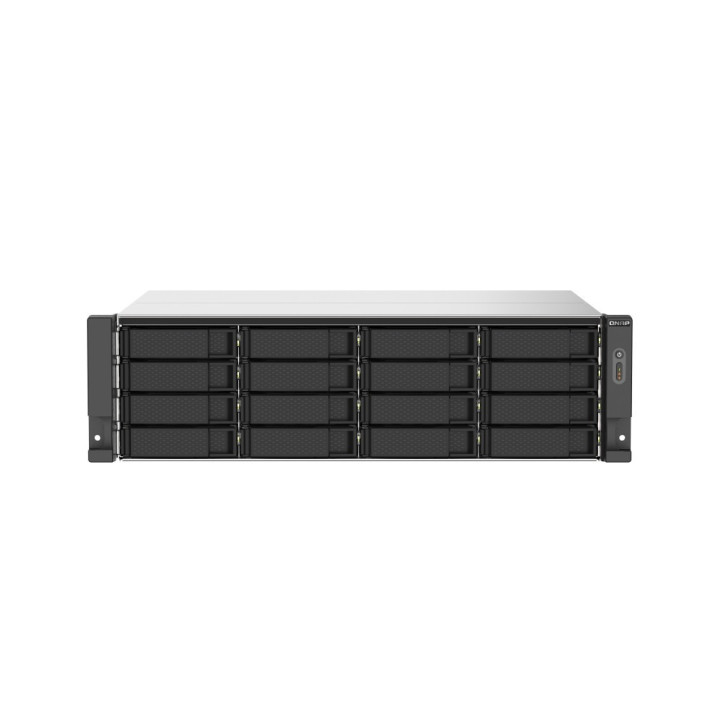 Servidor QNAP SMB Procesador AMD Ryzen V1500B 4 núcleos 8 hilos 2 puertos 2 5GbE QNAP TS-1673AU-RP-16G-US