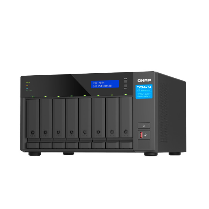 NAS QNAP TVS-h874-i7-32G-US 8 bahías 3.5/2.5 Intel Core i7 12-core/20-thread 32 GB DDR4 QNAP TVS-h874-i7-32G-US NAS QNAP TVS-h874-i7-32G-US 8 bahías 3.5/2.5 Intel Core i7 12-core/20-thread 32 GB DDR4 QNAP TVS-h874-i7-32G-US