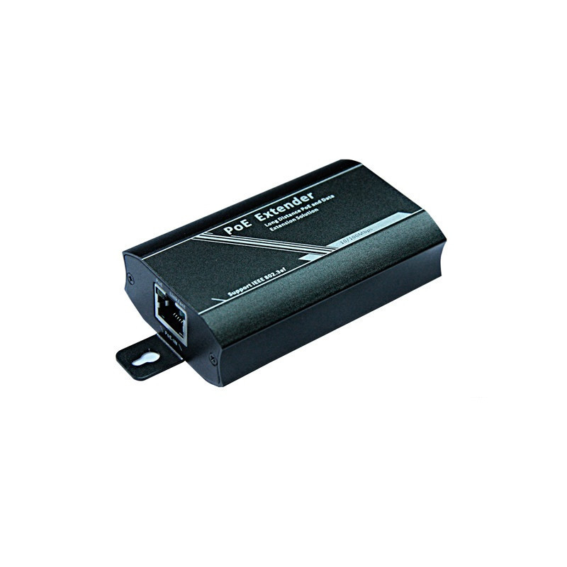 EXTENSOR POE+ FOLKSAFE FS-PSE1001-E 802.3AF 100MTS / NO REQUIERE FUENTE DE ALIMENTACION / MAXIMO 3 EXTENSORES EN CASCADA