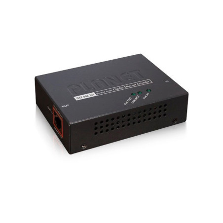 EXTENSOR HPOE PLANET POE-E201/ 1 PUERTO ENTRADA RJ45 10/100/1000 MBPS ALIMENTACION POE AF/AT/ 1 PUERTO SALIDA RJ45 10/100/1000 M