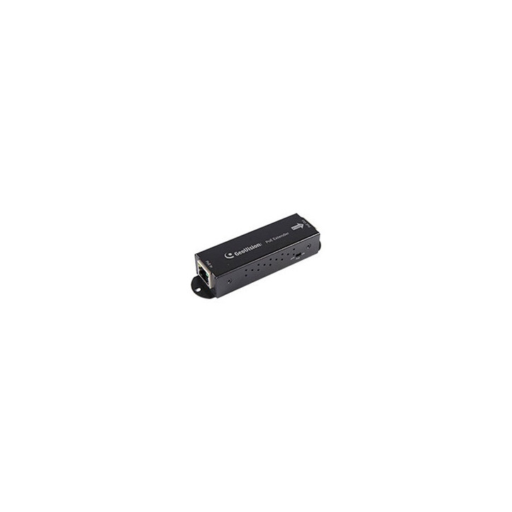 Extensor PoE 10/100 de un puerto extensión de distancia 100 m por extensor transmisión de datos y potencia GEOVISION GV-POEX0100