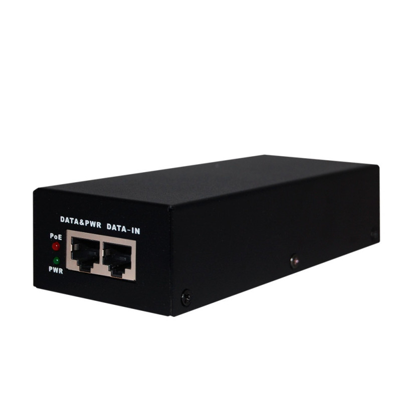 INYECTOR POE FOLKSAFE FS-53D1300 / GIGABIT / 802.3BT / 70 WATTS / ENTRADA DE VOLTAJE 100-240VAC / SALIDA DE VOLTAJE 53VDC, 1.3A