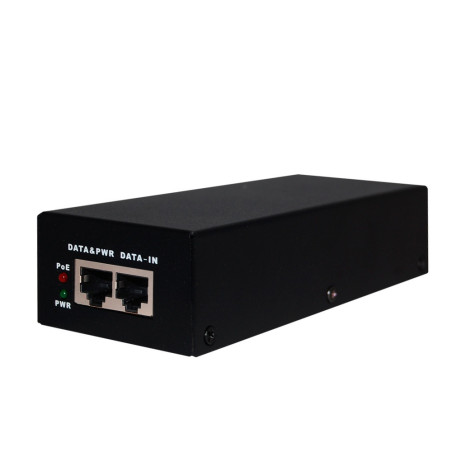 INYECTOR POE FOLKSAFE FS-53D1300 / GIGABIT / 802.3BT / 70 WATTS / ENTRADA DE VOLTAJE 100-240VAC / SALIDA DE VOLTAJE 53VDC, 1.3A