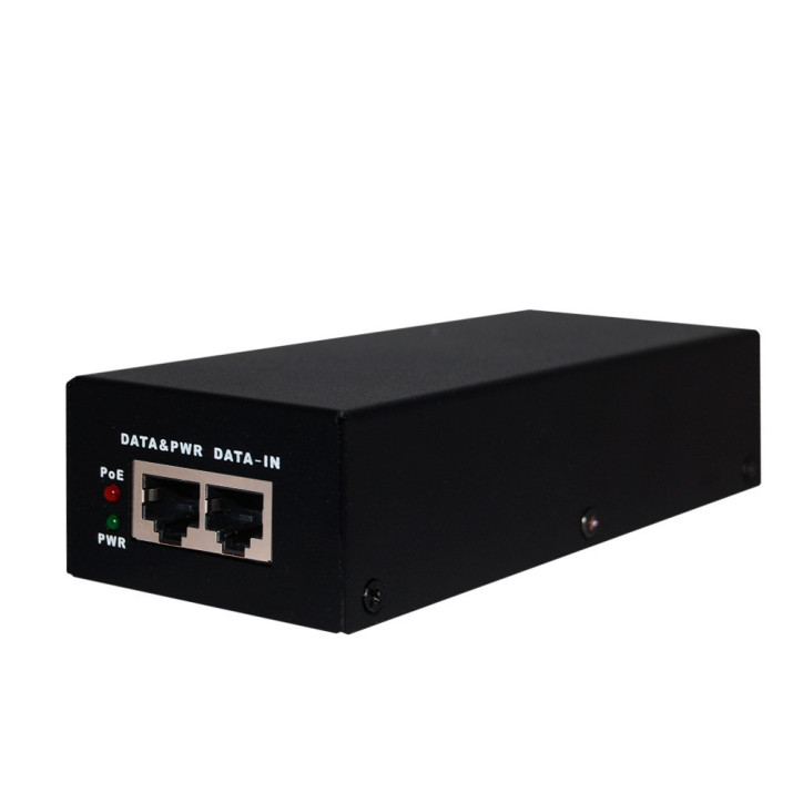 INYECTOR POE FOLKSAFE FS-53D1300 / GIGABIT / 802.3BT / 70 WATTS / ENTRADA DE VOLTAJE 100-240VAC / SALIDA DE VOLTAJE 53VDC, 1.3A