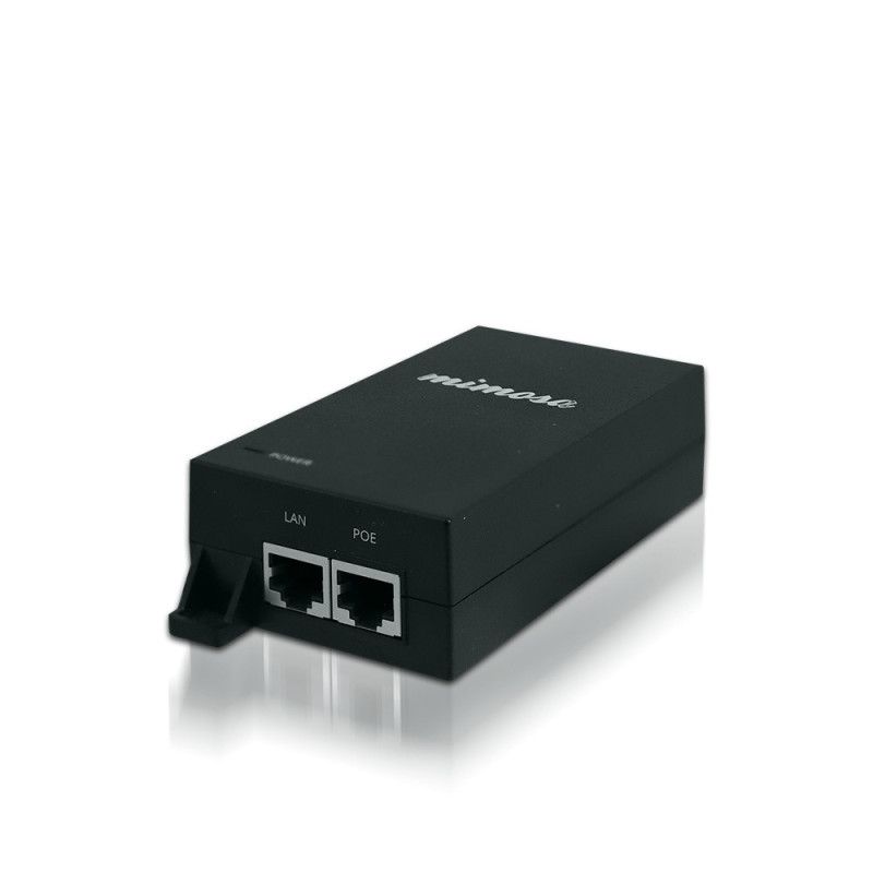 INYECTOR POE GIGABIT MIMOSA 24V 30W PARA RADIOS C6X C5C-EF C5X-IP67 Y A5X-EF (NO INCLUYE CABLE DE CORRIENTE) (3 MESES DE GARANTI