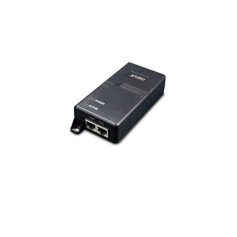 INYECTOR POE PLANET POE-163 / 1 PUERTO RJ45 DATOS VELOCIDAD DE TRANSMISION 10/100/1000 MBPS / 1 PUERTO RJ45 VELOCIDAD DE TRANSMI