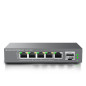 SWITCH NO ADMINISTRABLE POE+ GRANDSTREAM GWN7700MP / 5 PUERTOS 10/100/1,000/2,500MBPS / 4 PUERTOS POE+ AF/AT / 1 PUERTO SFP+ 10G