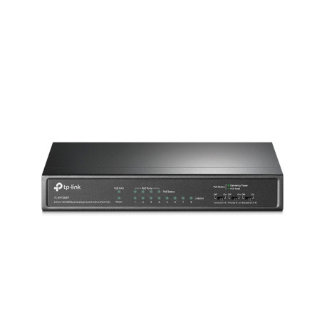 SWITCH NO ADMINISTRABLE TP-LINK TL-SF1008P/ 8 PUERTOS RJ45 10/100 MBPS/ 4 PUERTOS POE 802.3 AF/ SOPORTA POE MAXIMO 57 W PARA 4 P