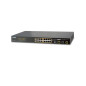 SWITCH ADMINISTRABLE PLANET FGSW-1816HPS / 16 PUERTOS RJ45 10/100 AUTO-MDI/MDI-X / PUERTOS INYECTOR POE 802.3AF/AT POE + / 2 PUE