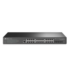 SWITCH ADMINISTRABLE TP-LINK SG3428X / 24 PUERTOS RJ45 10/100/1000 MBPS + 4 PUERTOS 10 GIGA SFP+ / ADMINISTRACION CENTRALIZADA C