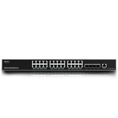 SWITCH ADMINISTRABLE POE+ CAPA 3 GRANDSTREAM GWN7813P / 24 PUERTOS 10/100/1,000MBPS / 24 PUERTOS POE+ AF/AT/BT / 4 PUERTOS SFP+ 