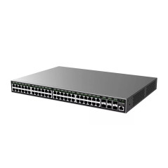 SWITCH ADMINISTRABLE POE+ GRANDSTREAM GWN7806P / 48 PUERTOS 10/100/1,000MBPS / 48 PUERTOS POE+ AF/AT / 6 PUERTOS SFP+ 10GIGABIT 