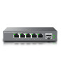 SWITCH NO ADMINISTRABLE GRANDSTREAM GWN7700M / 5 PUERTOS 10/100/1,000M/2,500MBPS / 1 PUERTO SFP+ 10GBPS / MONTAJE ESCRITORIO/PAR