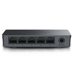 SWITCH NO ADMINISTRABLE GRANDSTREAM GWN7700 / 5 PUERTOS 10/100/1,000MBPS / MONTAJE ESCRITORIO/PARED / ALIMENTACION 5VCD/0.6A / P