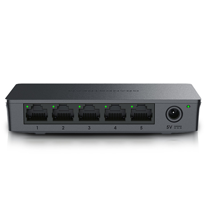 Switch no administrable 5 puertos Gigabit 10/100/1 000Mbps Montaje escritorio/pared GRANDSTREAM GWN7700