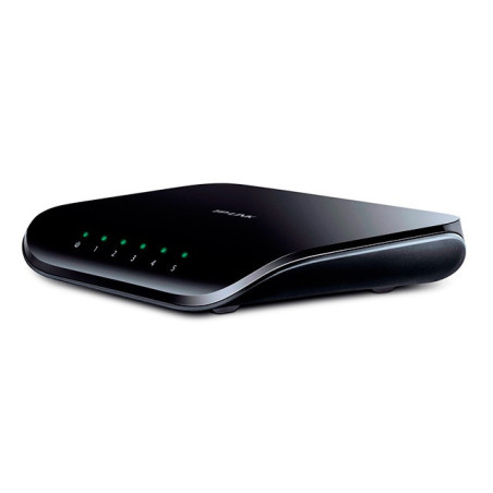 SWITCH NO ADMINISTRABLE TP-LINK TL-SG1005D/ 5 PUERTOS RJ45 10/100/1000 MBPS TECNOLOGIA DE AHORRO DE ENERGIA/ CARCASA DE PLASTICO