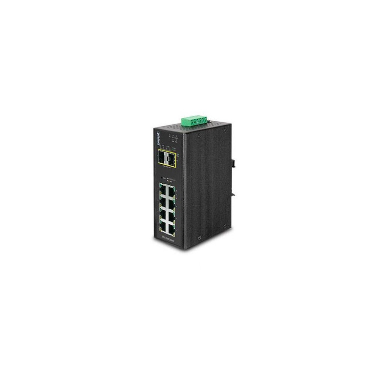 SWITCH ADMINISTRABLE 8 PUERTO RJ45 / PLANET IGS-10020MT / 8 PUERTOS RJ45 10/100/1000 MPBS / 2 PUERTOS SFP MINIGBIC 100/1000/2500