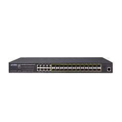 SWITCH ADMINISTRABLE L2+ PLANET GS-5220-16S8CR / 8 PUERTOS COMBO RJ45 10/100/1,000MBPS / 24 PUERTOS SFP 100/1,000MBPS / 4 PUERTO