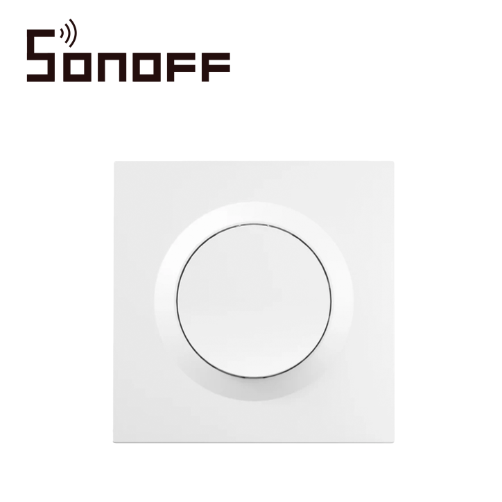 Caja para interruptor de pared de una unidad no requiere neutro ultradelgada instalación tipo clip SONOFF E1GSL