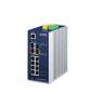 SWITCH INDUSTRIAL ADMINISTRABLE L3+ PLANET IGS-5225-8T2S2X / 8 PUERTOS RJ45 10/100/1,000MBPS / 2 PUERTOS SFP 100M/1/2.5GBPS / 2 